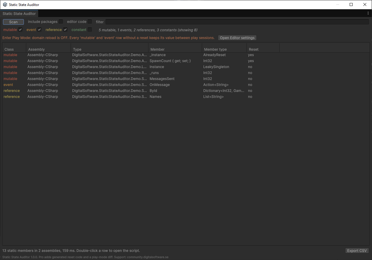 Static State Auditor screenshot 4